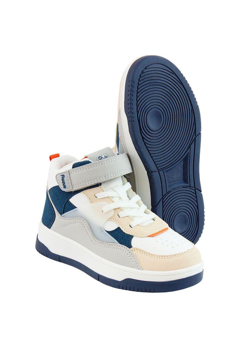 Zapatilla urbana caña velcro elástico junior niño 900-2