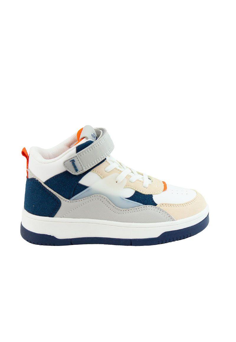 Zapatilla urbana caña velcro elástico junior niño 900-3