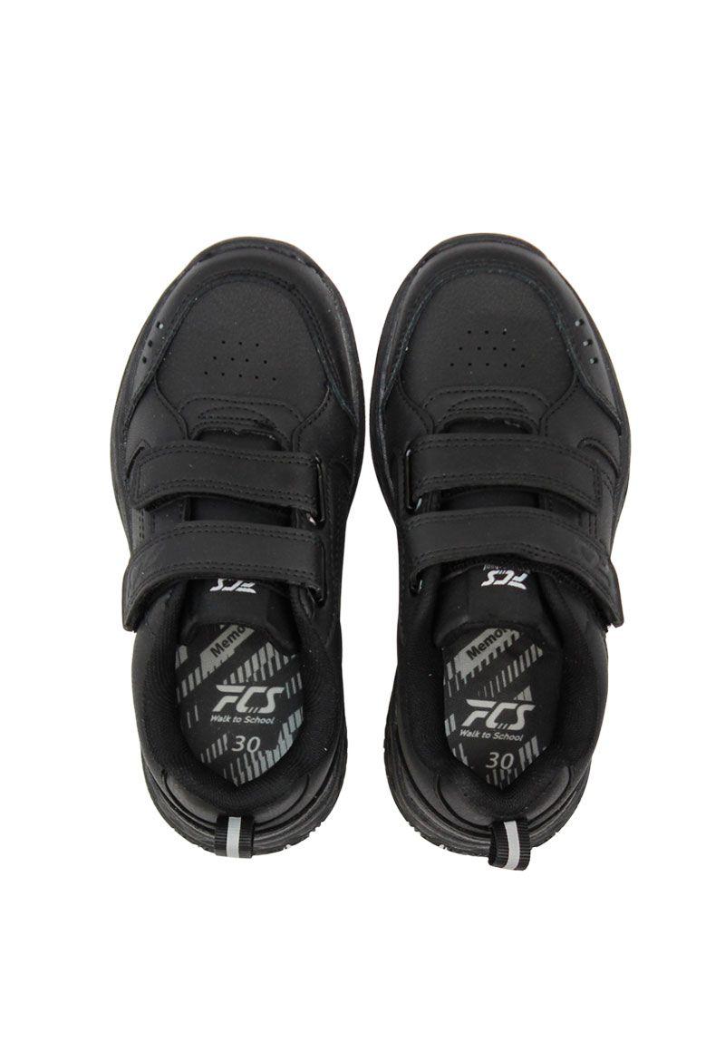 Zapatilla escolar basica negra 927-2