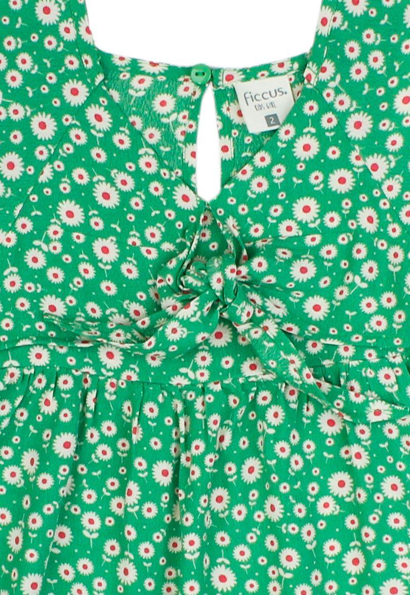 Vestido kids niña canesú oasis 321-2