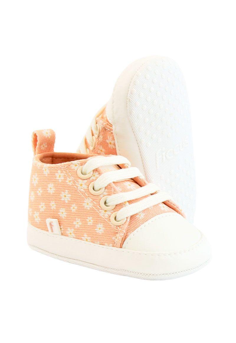 Zapatilla cordón newborn niña 801-2