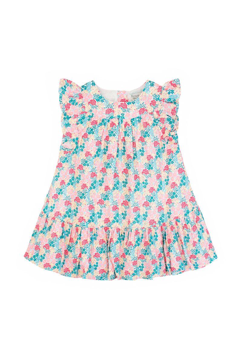 Vestido bb niña estampado breeze 208-0
