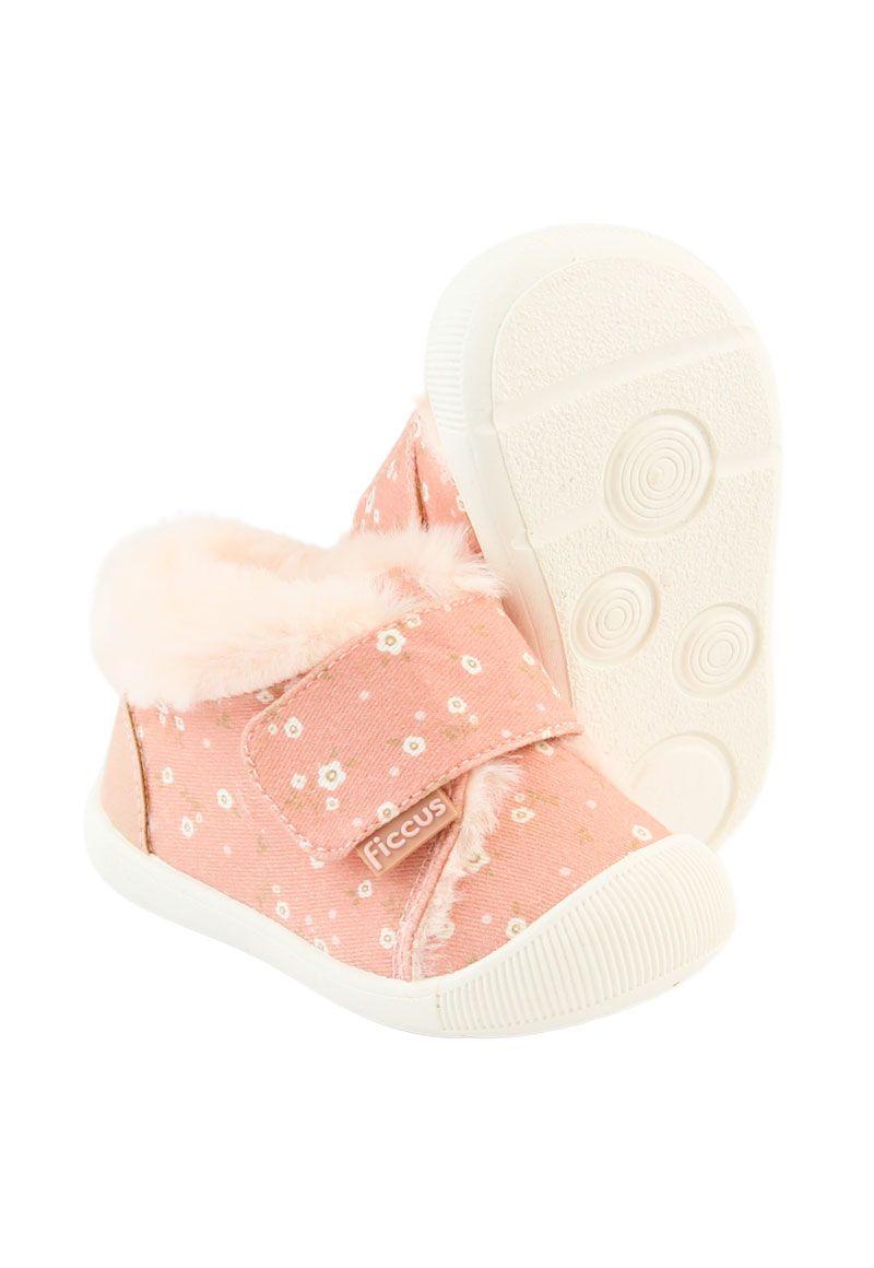 Zapatilla velcro gatear soft niña 824 W24d-3