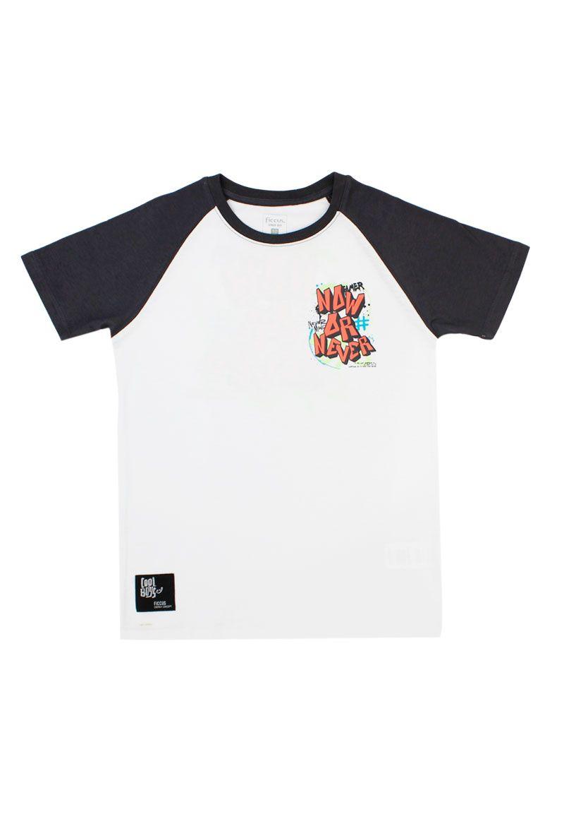 Polera junior niño m/ raglan energy 348b-0