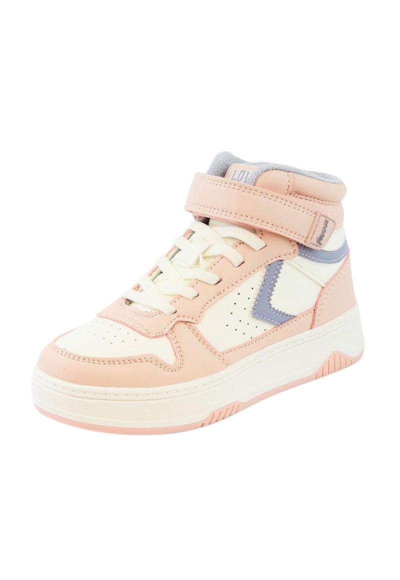 Zapatilla urbana caña velcro elástico junior niña 886-1