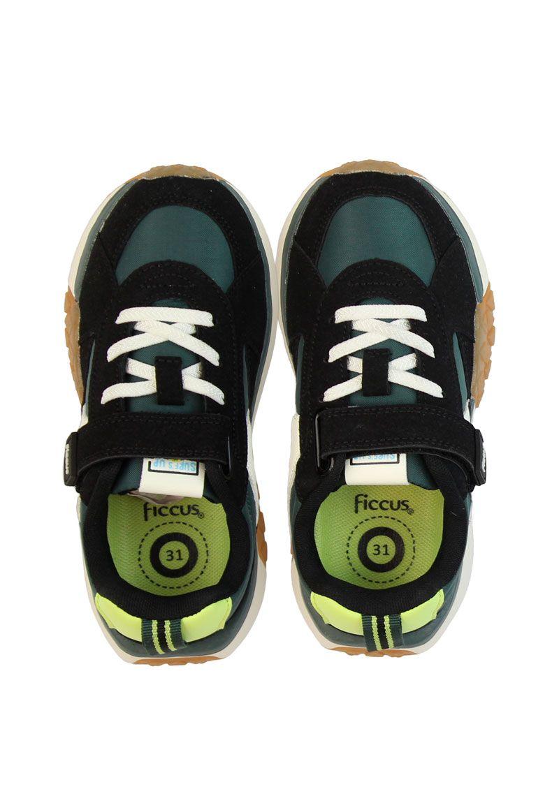 Zapatilla sport velcro elástico junior niño 930-2