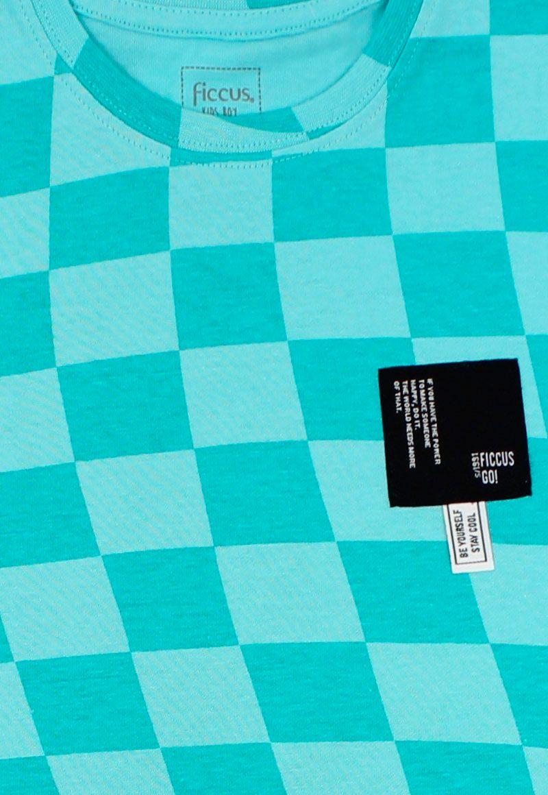 Polera kids niño cuadros go 238-2