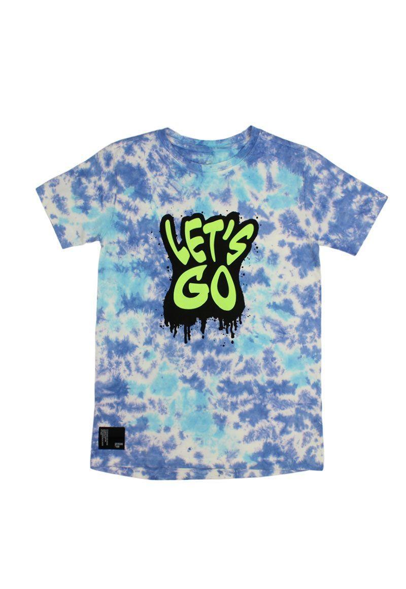 Polera jr niño tie dye bicolor go 357-0