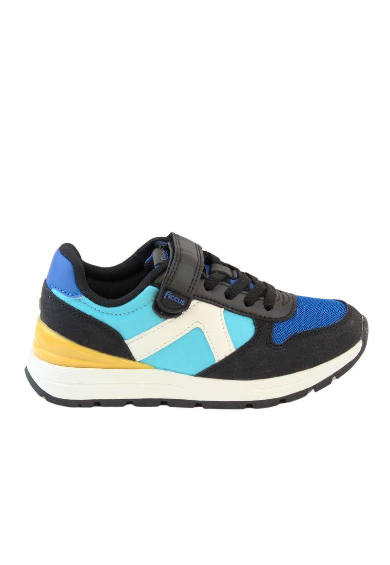 Zapatilla sport jogging velcro elástico junior niño 935-0