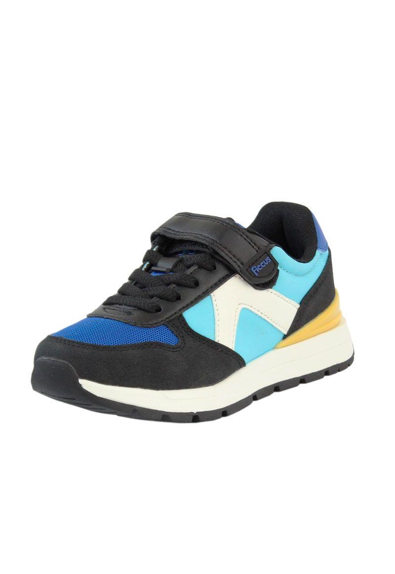 Zapatilla sport jogging velcro elástico junior niño 935-1