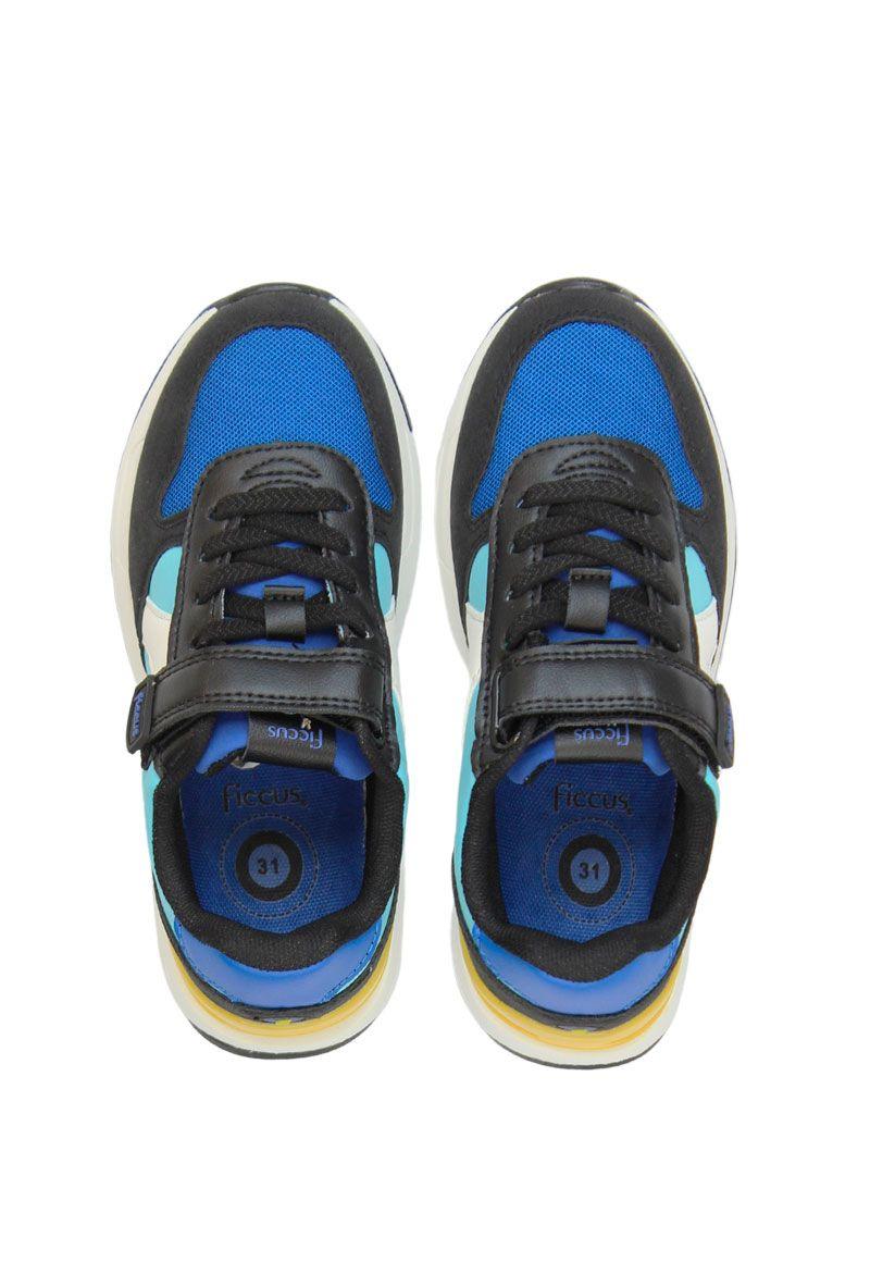 Zapatilla sport jogging velcro elástico junior niño 935-2