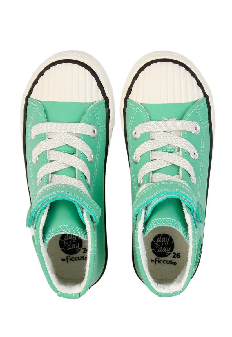 Zapatilla day to day caña velcro elástico niña 942 W24-1