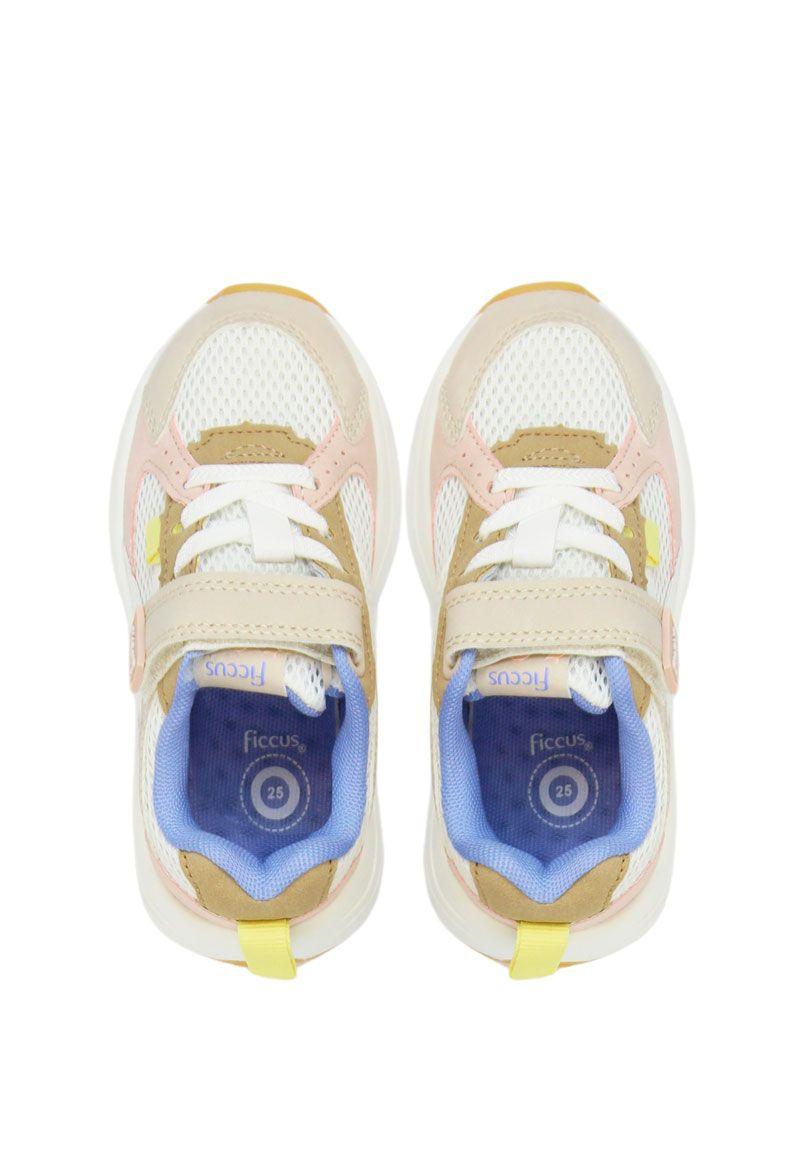 Zapatilla sport velcro elástico kids niña 875-2