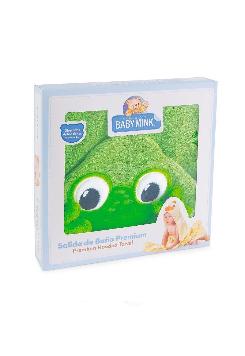 Toalla con capucha con bordado 3D premium-3