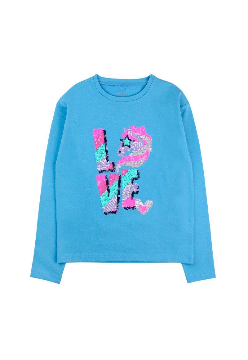 Polera kids niña lentejuelas cosmic 278-0