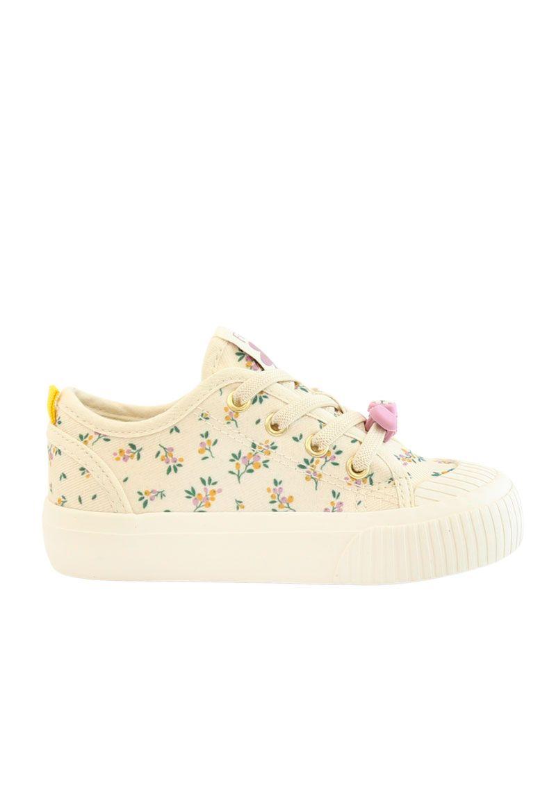 Zapatilla urbana caña velcro elástico kids niña 858-0