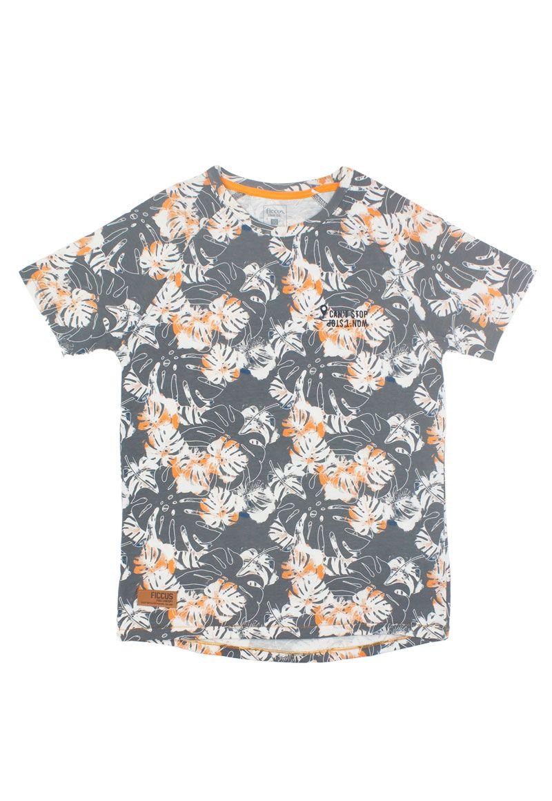 Polera junior niño estampada free 345-0