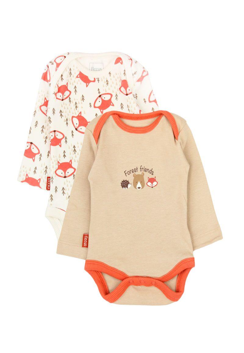 Pack body newborn niño manga larga autumn 100a-2