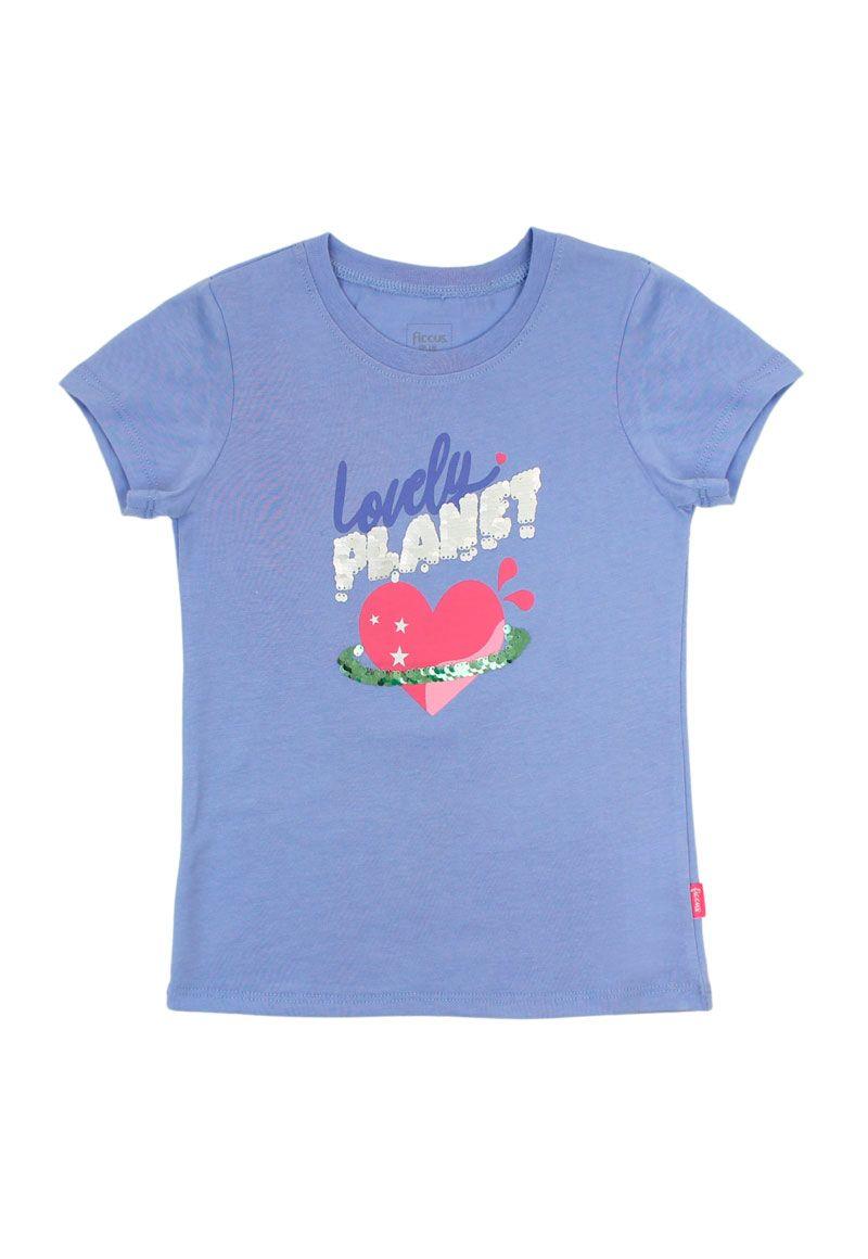 Polera kids niña lentejuelas day to day 745-0