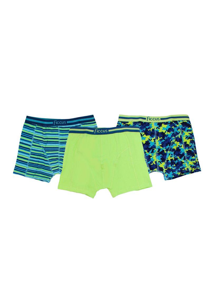 Pack triple boxers teens niño 659b-0