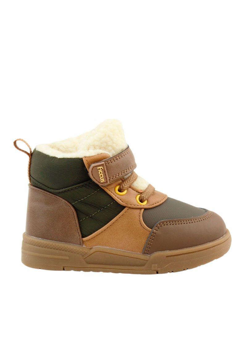Botín velcro elastico a pararse niño 836-0