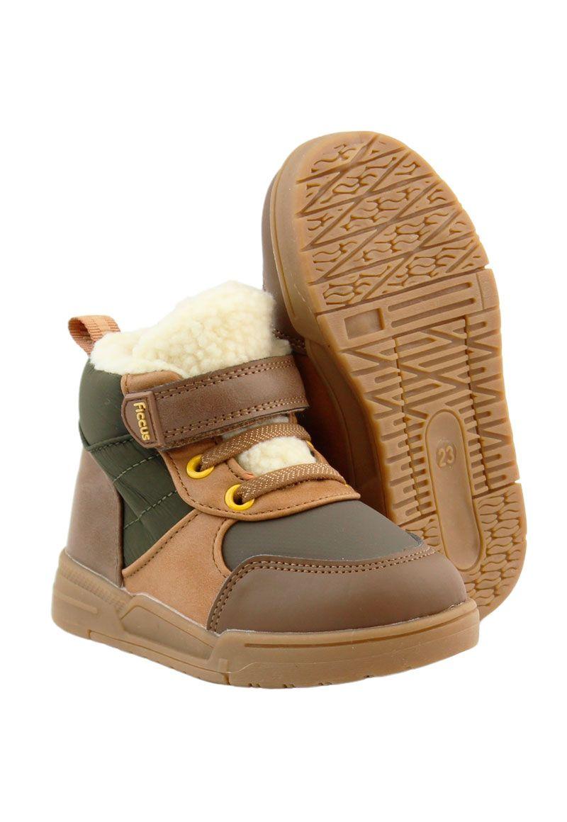 Botín velcro elastico a pararse niño 836-3