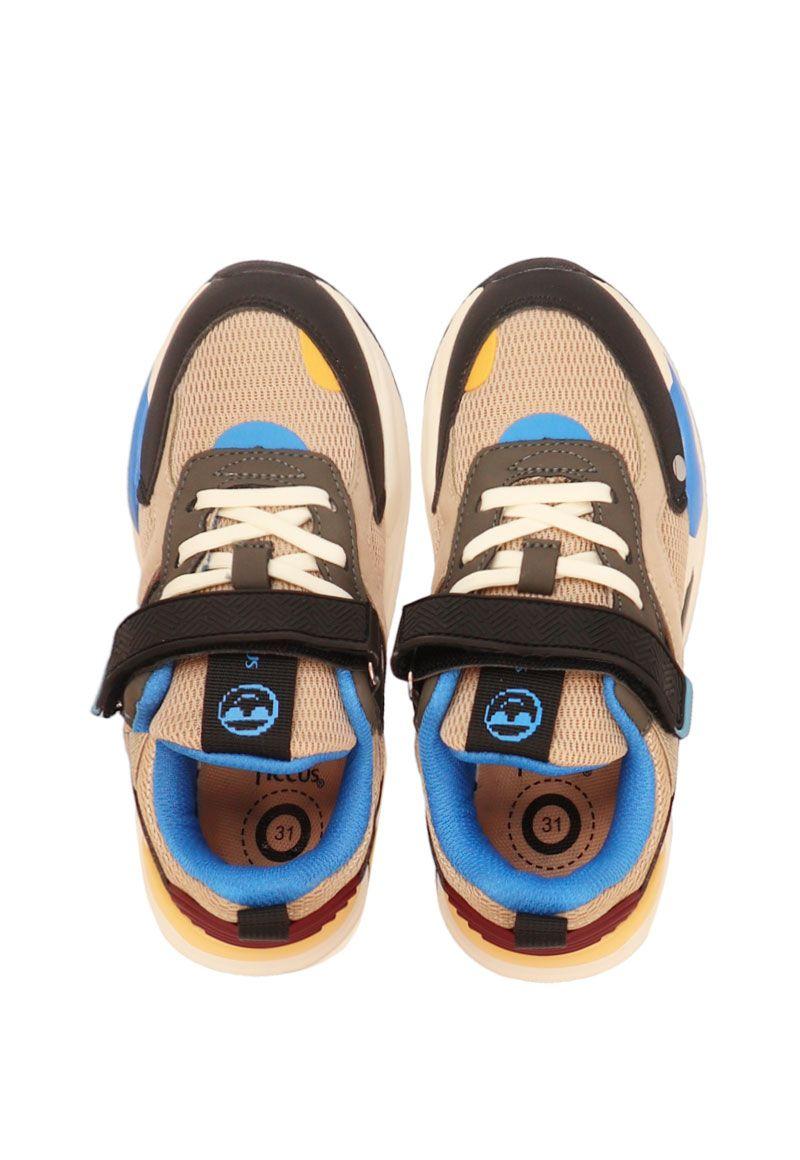 Zapatilla sport velcro elástico junior niño 902-2