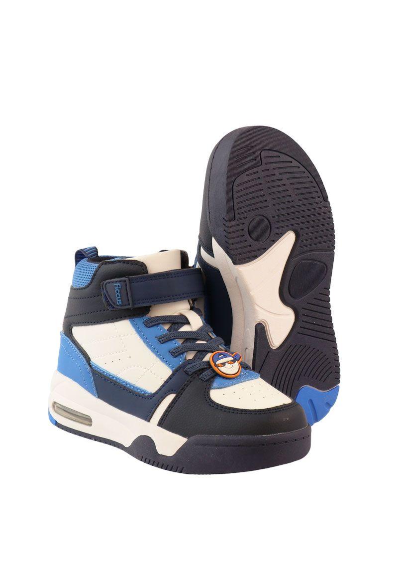 Zapatilla urbana caña velcro elástico junior niño 898-3