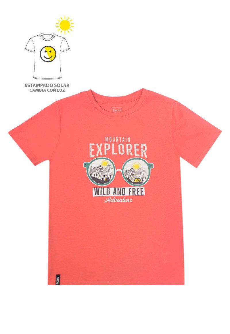 Polera junior niño estampado solar 797a-0