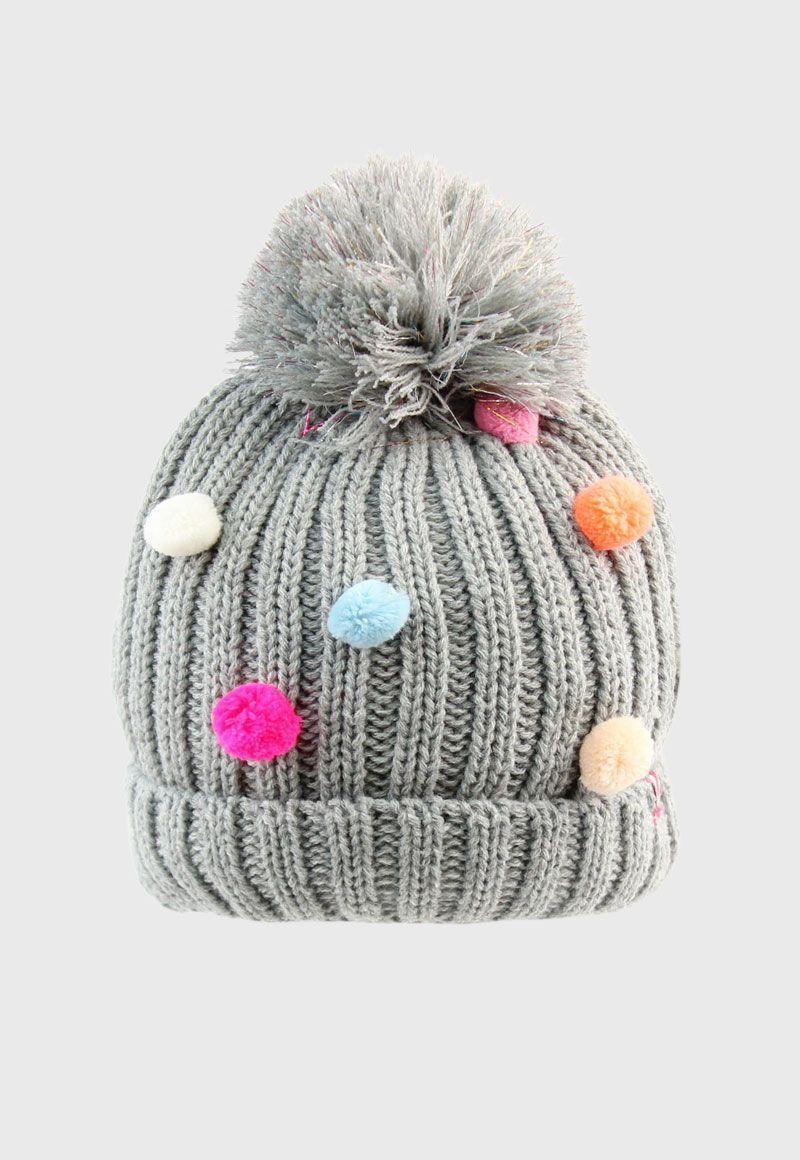 Gorro Kids Niña Tech Gris 6/8-0