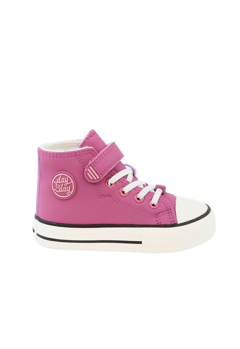 Zapatilla day to day caña velcro elástico niña 942x-0