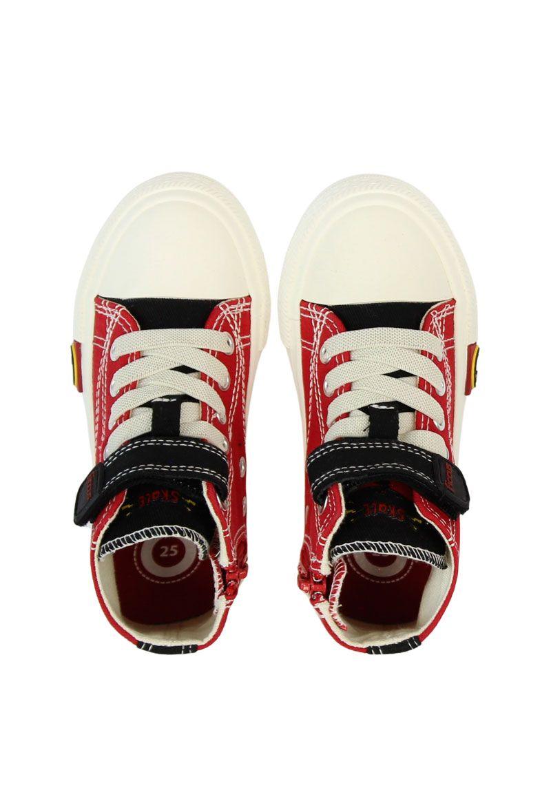 Zapatilla urbana caña velcro elástico kids niño 881-2