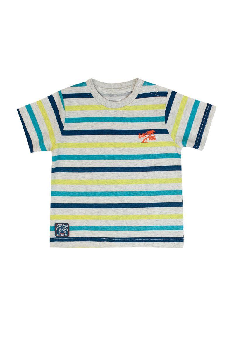 Polera bb niño listada holiday 148m-0