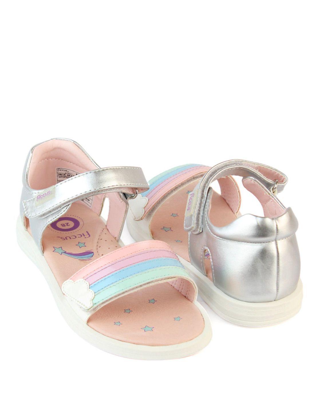 Sandalia Abierta Velcro Acaminar Niña Ficcus-2