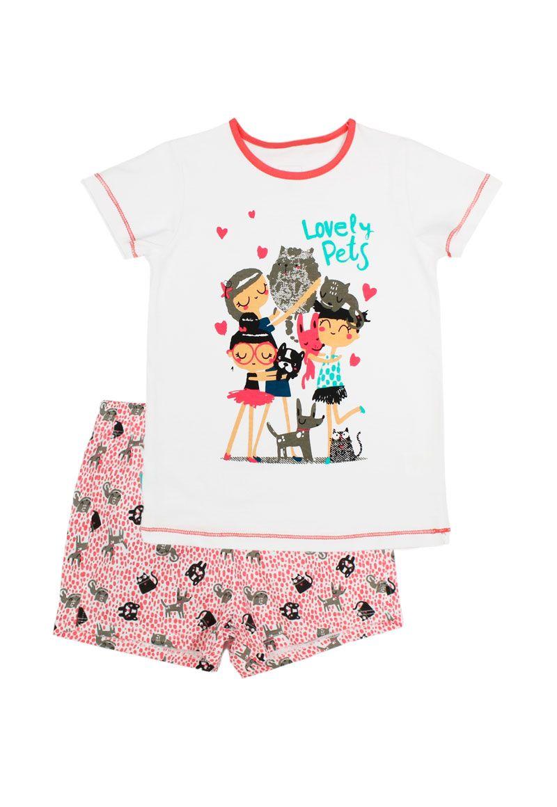 Pijama kids niña corto 341-4