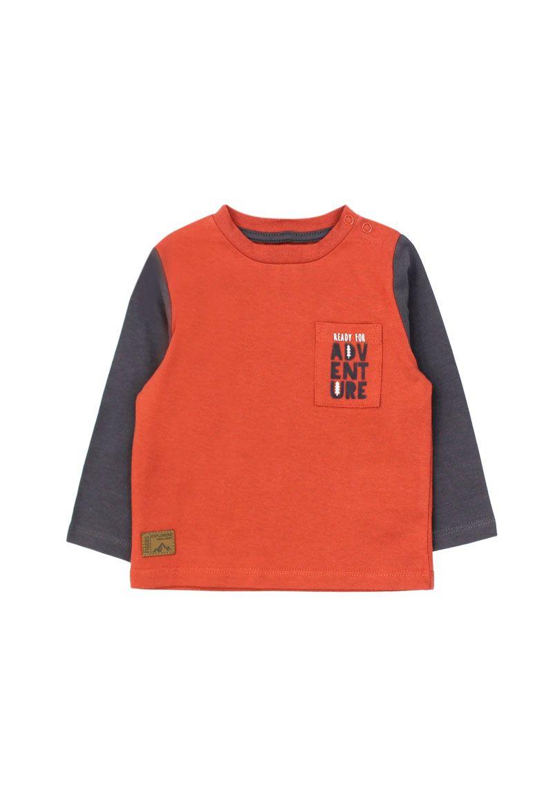 Polera bebé niño bicolor foresta 141-0