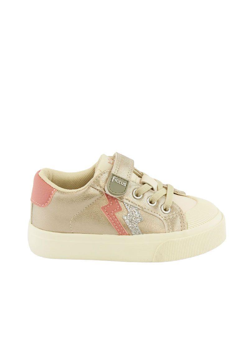 Zapatilla urbana velcro elástico kids niña 845-0