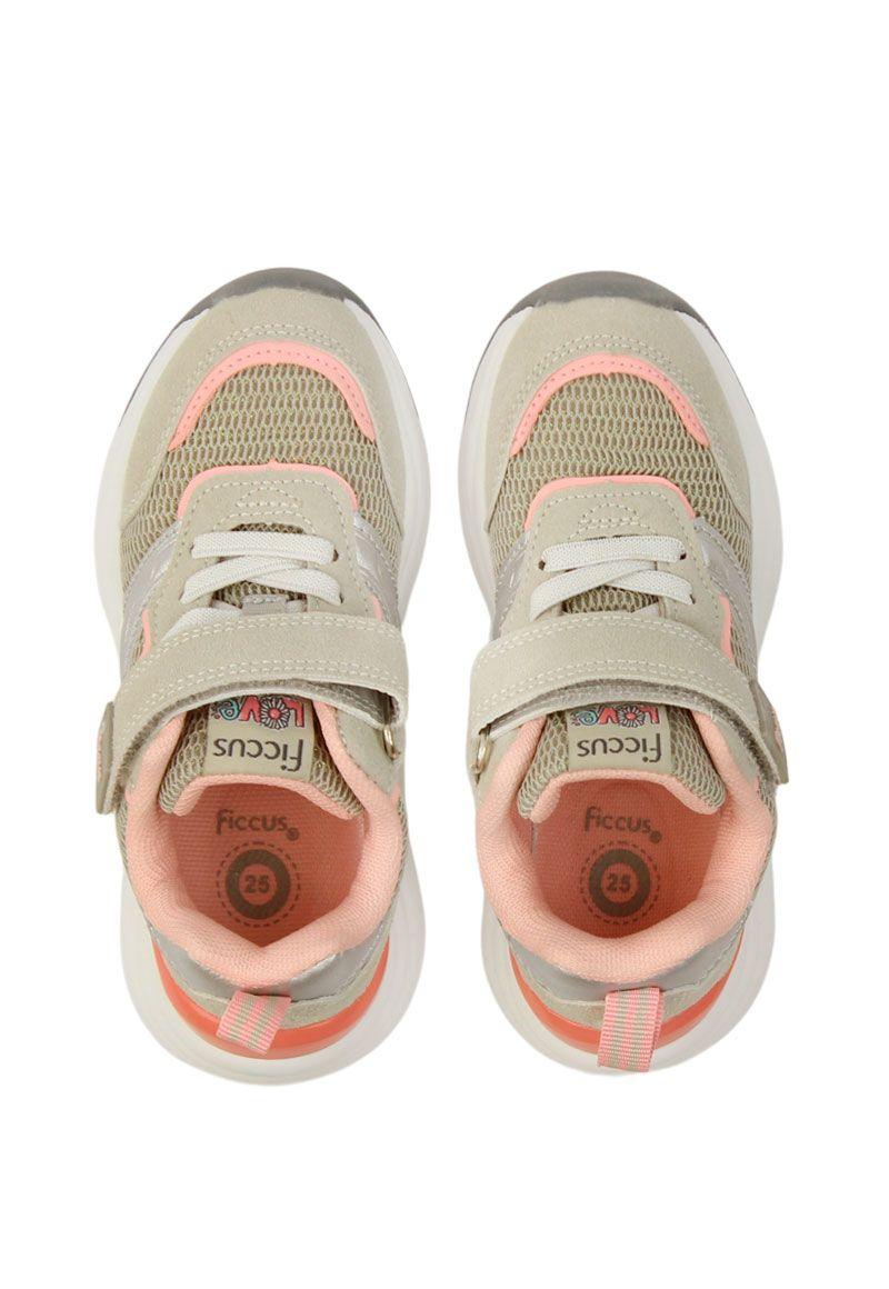 Zapatilla sport velcro elástico andante niña 855-2