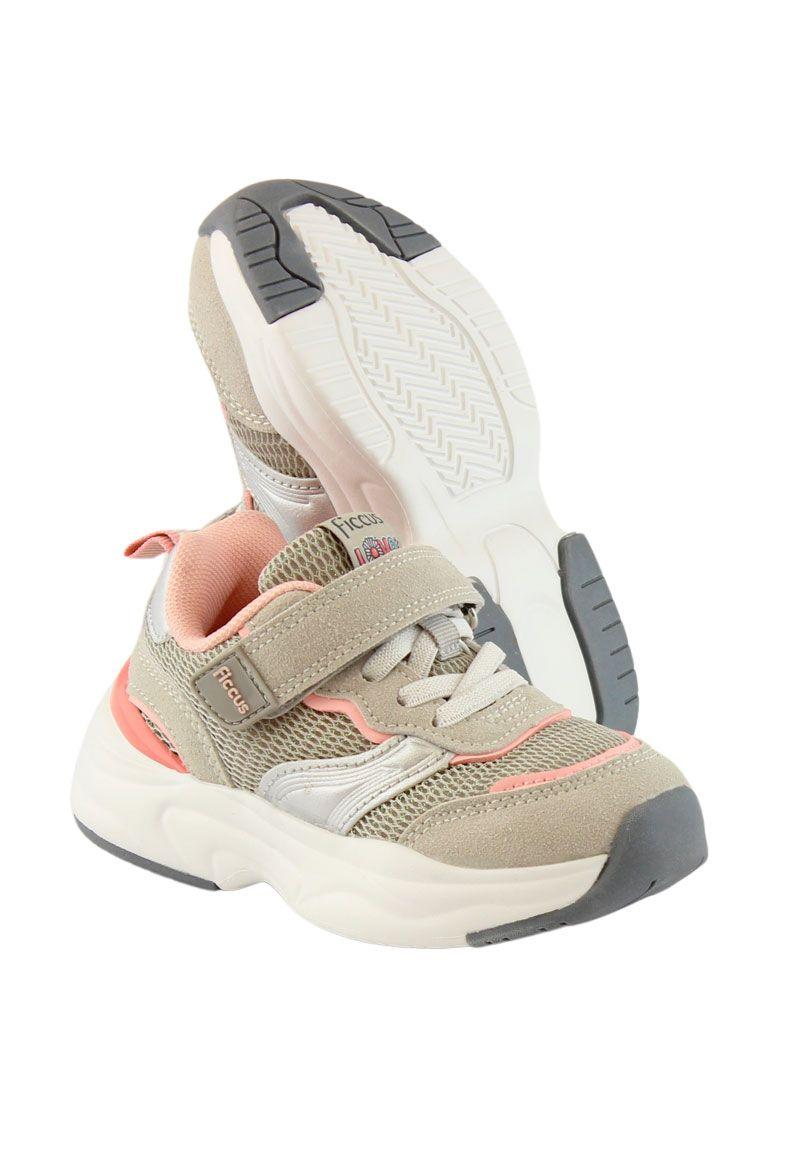 Zapatilla sport velcro elástico andante niña 855-3