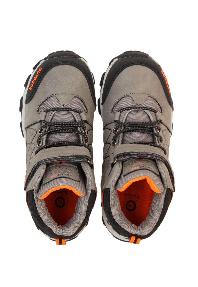 Zapatilla outdoor caña velcor elástico ficcustex w24 niño 936-2