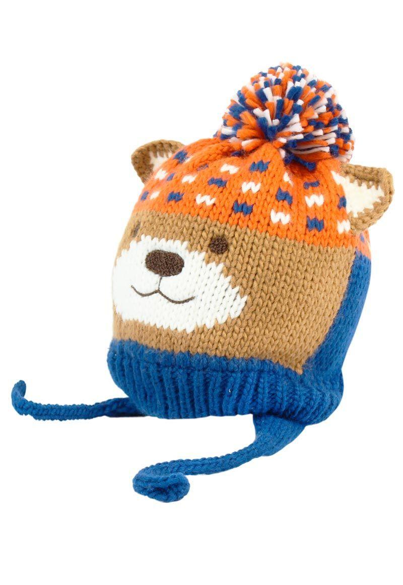 Gorro bebé niño oso outside 602 talla 12/18-1