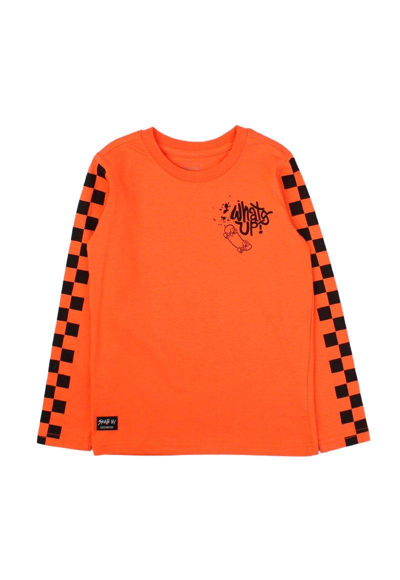Polera kids niño m/ estampada liberty 224-0