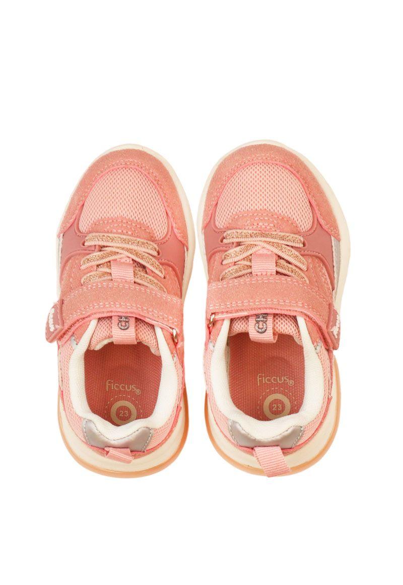 Zapatilla sport velcro elástico principiante niña 824-2