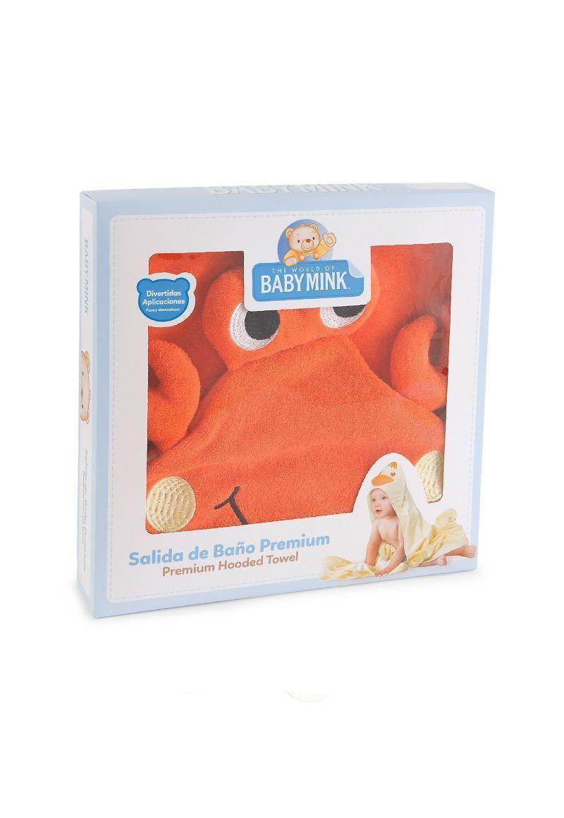Toalla con capucha con bordado 3D premium-3