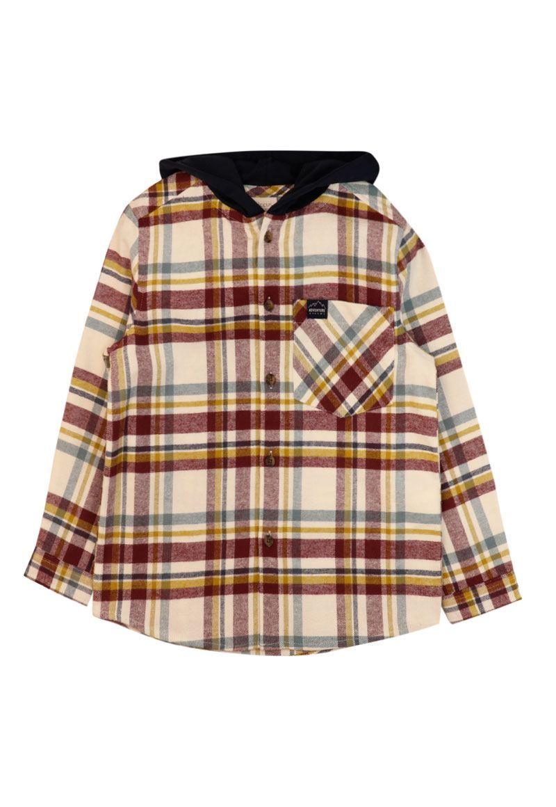 Camisa kids niño escocesa adventure 239-0