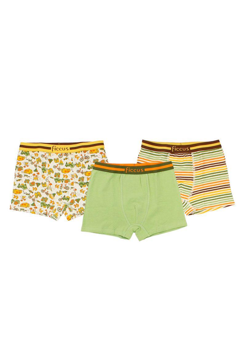 Pack triple boxers kids niño 642-1