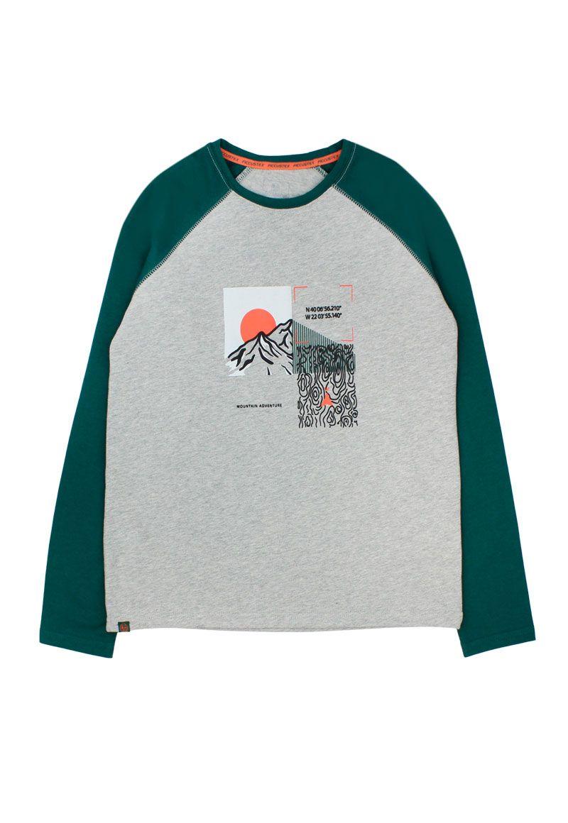 Polera niño manga raglan ficcustex 576-0