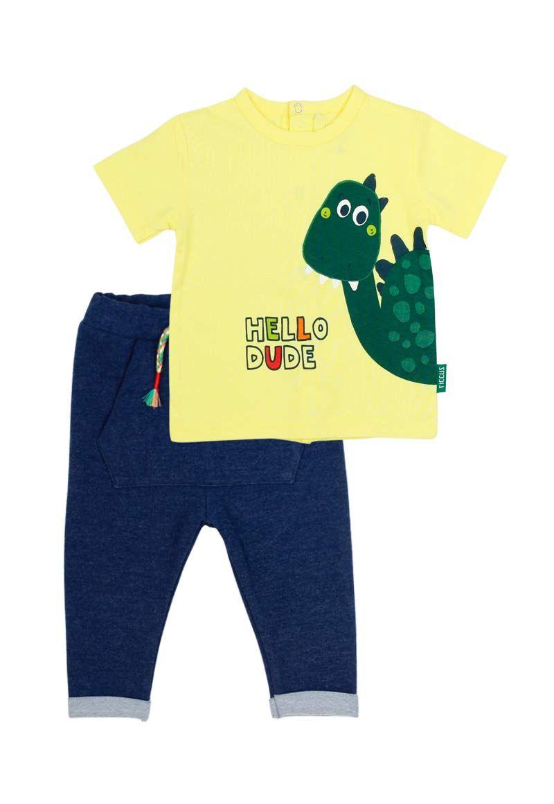 Conjunto newborn niño algodón happy 103-0