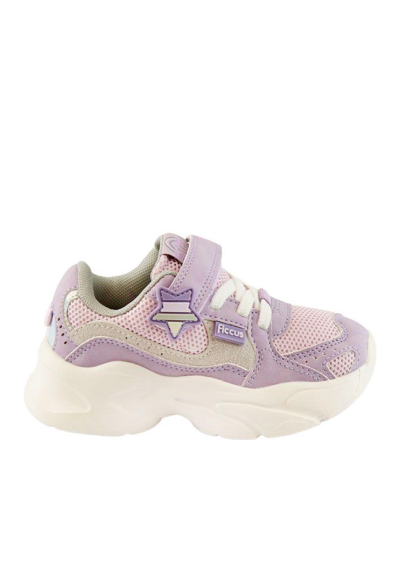 Zapatilla sport velcro elástico andante niña 858-0