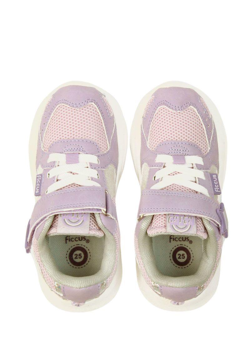 Zapatilla sport velcro elástico andante niña 858-2